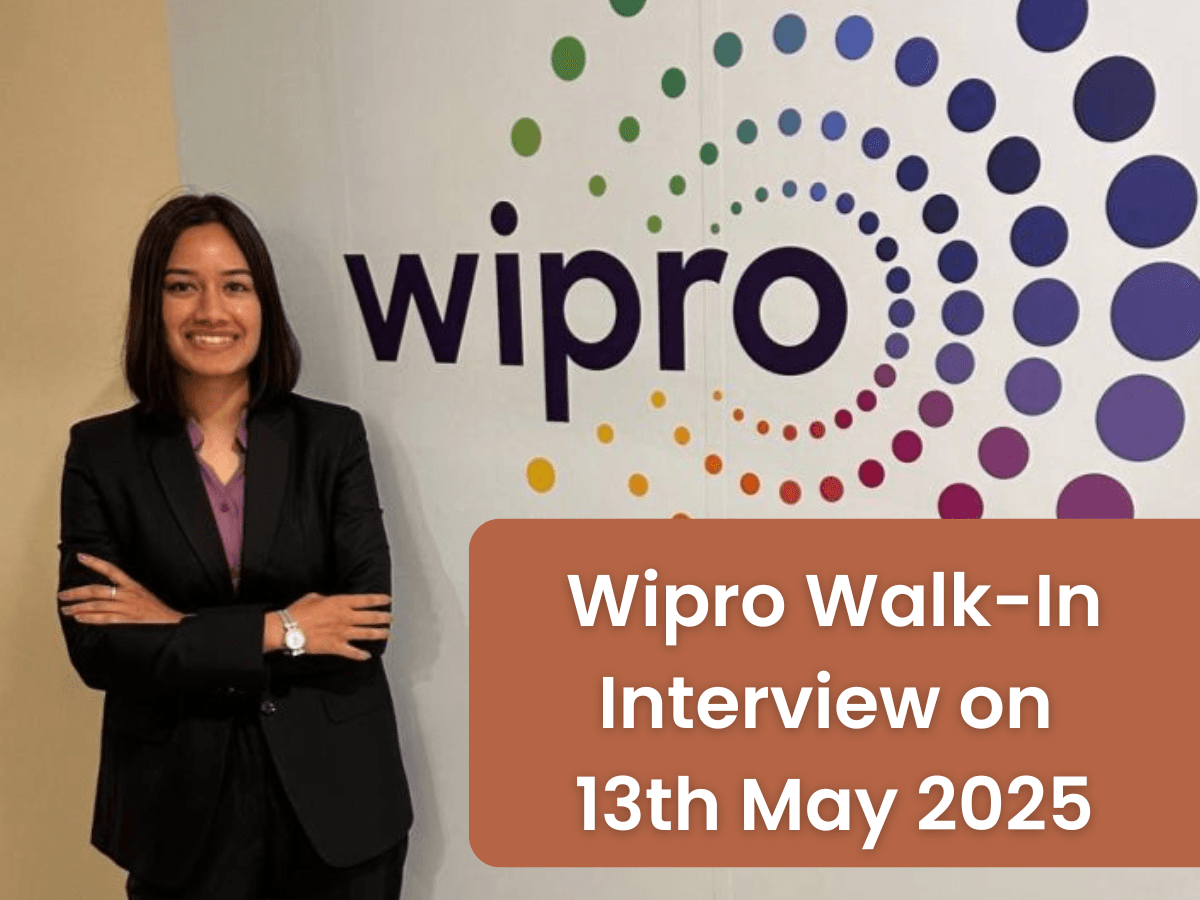 Wipro Walk-In Interview in Kolkata on 13th May 2025